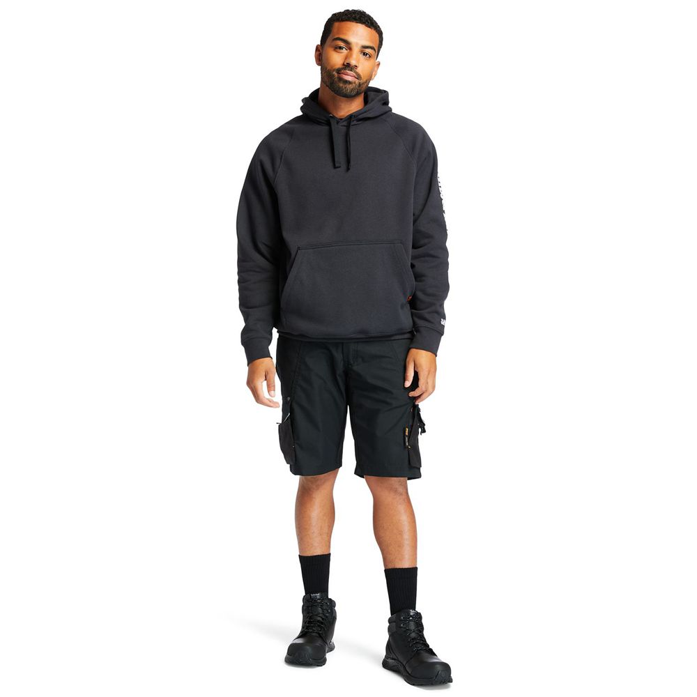 Timberland Mens Sweatshirts PRO® Hood Honcho Sport Pullover - Black - India GQ2051374